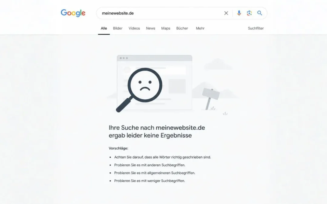 Website wird bei Google nicht gefunden? Ursachen prüfen und beheben